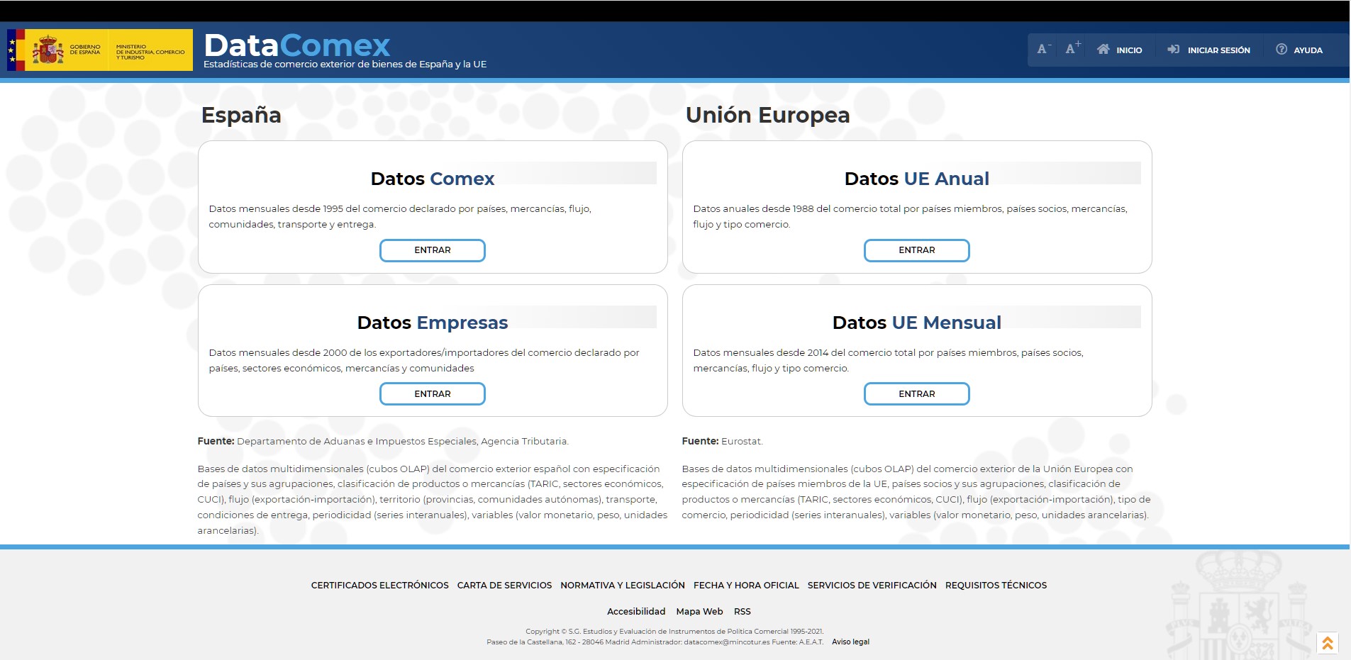 Manual Datacomex